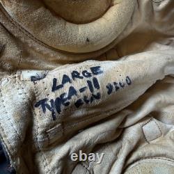 WW2 US Army Air Forces Pilot Leather A-11 Helmet Aviator Cap Fox Chase