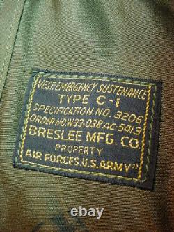 WW2 US Army Air Forces Type C-1 Emergency Sustenance Vest