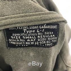 WW2 US Army Air Forces Type L-1 Light Gaberdine Flight Suit