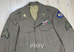 WW2 US Army Eisenhower Ike Jacket Tunic 36S 8th Air Corps with British Made Patch WW2 US Army Eisenhower Ike Jacket Tunic 36S 8th Air Corps with British Made Patch