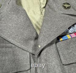 WW2 US Army Eisenhower Ike Jacket Tunic 36S 8th Air Corps with British Made Patch