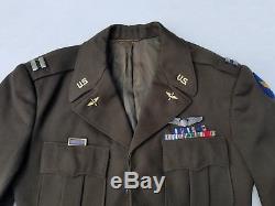 WW2 US Army Ike Jacket Pilot Captain Air Corps Size 40R