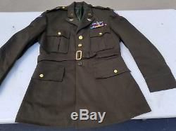 WW2 US Army Officer Tunic Senior Pilot Major 9th/12th Air Corps Size 41L Named