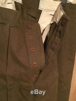 WW2 US Army Wool Uniform with Air Corps patch Overseas Cap And Accessories