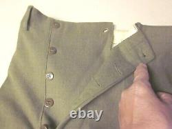 WW2 U. S. ARMY 9th AIR FORCE ETO FIELD JACKET aka IKE JACKET & TROUSERS V/G