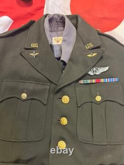 WW2 U. S. Army Air Force Uniform AF Patch Medal Wings Pilot Technical Observer