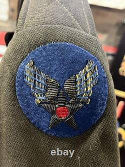 WW2 U. S. Army Air Force Uniform AF Patch Medal Wings Pilot Technical Observer