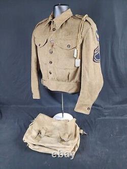 WW2 Uniform Army Air Corps British Battle Dress Uniform 1942 P38 Lighting