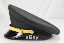 WW2 Vintage US ARMY AIR FORCE 50 Mission CRUSHER HAT Bancroft Green Black 7 1/8