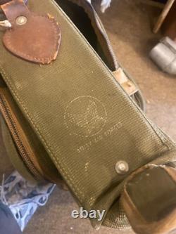 WW2 WWII ARMY AIR FORCE OFFICERS BAG, Personalized m/sgt