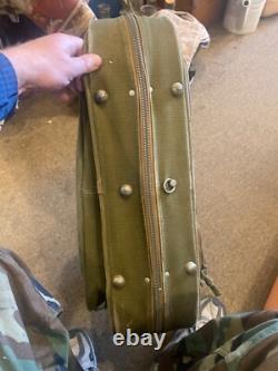 WW2 WWII ARMY AIR FORCE OFFICERS BAG, Personalized m/sgt