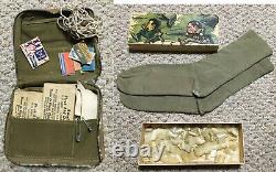 WW2 WWII Army Air Force Uniform Ike Shirt Pants Socks Hats Awards Field Gear Lot