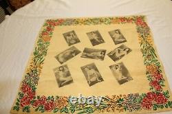 WW2 WWII Military Handkerchief/Hankie-Army-Air Force-Nude Pictures-Original silk