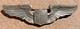 WW2 WWII Military USAAF US Army Air Force Sterling Silver 3' Pilots Wings