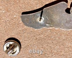 WW2 WWII Military USAAF US Army Air Force Sterling Silver 3' Pilots Wings