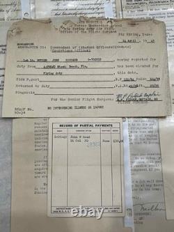 WW2 WWII USAAF US Army Air Force 458th BG Bombadier Document Group JR Butler