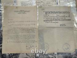 WW2 WWII USAAF US Army Air Force 458th BG Bombadier Document Group JR Butler