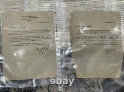 WW2 WWII USAAF US Army Air Force 458th BG Bombadier Document Group JR Butler