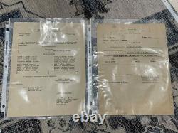 WW2 WWII USAAF US Army Air Force 458th BG Bombadier Document Group JR Butler