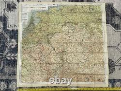 WW2 WWII US Army Air Force Pilot / PARATROOPER Silk Escape Map Europe C/D & C/E