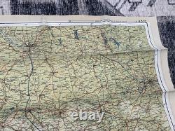 WW2 WWII US Army Air Force Pilot / PARATROOPER Silk Escape Map Europe C/D & C/E