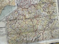 WW2 WWII US Army Air Force Pilot / PARATROOPER Silk Escape Map Europe C/D & C/E