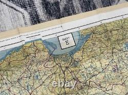 WW2 WWII US Army Air Force Pilot / PARATROOPER Silk Escape Map Europe C/D & C/E