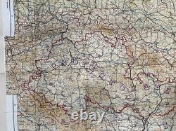WW2 WWII US Army Air Force Pilot / PARATROOPER Silk Escape Map Europe C/D & C/E