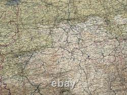 WW2 WWII US Army Air Force Pilot / PARATROOPER Silk Escape Map Europe C/D & C/E