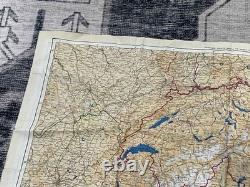 WW2 WWII US Army Air Force Pilot PARATROOPER Silk Escape Map Europe C/D Holland