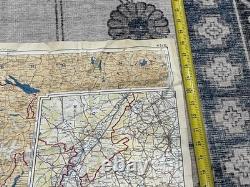 WW2 WWII US Army Air Force Pilot PARATROOPER Silk Escape Map Europe C/D Holland