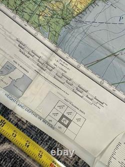 WW2 WWII US Army Air Force Silk Pilot Escape Map 1943 Kanazawa & Sendai JAPAN