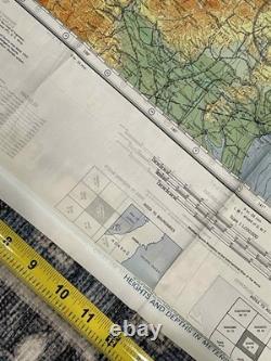 WW2 WWII US Army Air Force Silk Pilot Escape Map 1943 Kanazawa & Sendai JAPAN