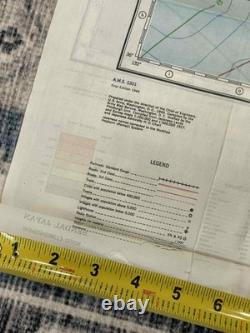 WW2 WWII US Army Air Force Silk Pilot Escape Map 1943 Kanazawa & Sendai JAPAN