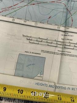 WW2 WWII US Army Air Force Silk Pilot Escape Map 1943 Kanazawa & Sendai JAPAN