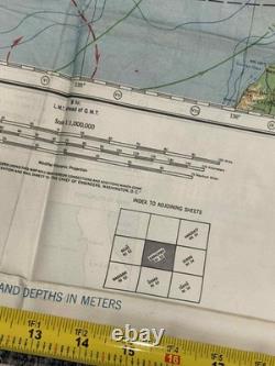 WW2 WWII US Army Air Force Silk Pilot Escape Map 1943 Kanazawa & Sendai JAPAN