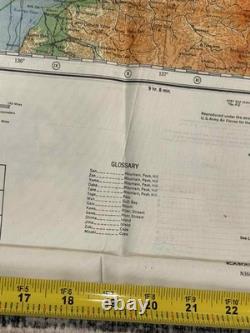 WW2 WWII US Army Air Force Silk Pilot Escape Map 1943 Kanazawa & Sendai JAPAN
