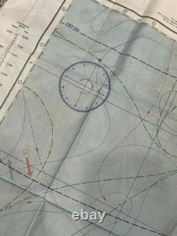 WW2 WWII US Army Air Force Silk Pilot Escape Map 1943 Kanazawa & Sendai JAPAN