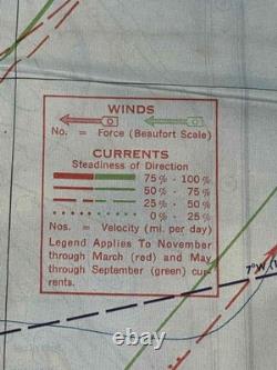 WW2 WWII US Army Air Force Silk Pilot Escape Map 1943 Kanazawa & Sendai JAPAN