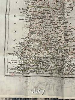 WW2 WWII US Army Air Force Silk Pilot Escape Map NORTH AFRICA Tunisia Algeria WW2 WWII US Army Air Force Silk Pilot Escape Map NORTH AFRICA Tunisia Algeria