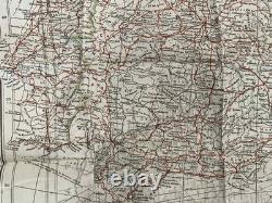 WW2 WWII US Army Air Force Silk Pilot Escape Map NORTH AFRICA Tunisia Algeria