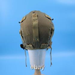 WW2 WWII US Army Air Force Type A-9 Summer Flight Helmet OD Large