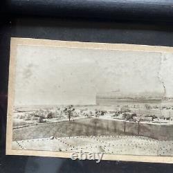 WW2 WWll Army Air Corps, Airfield Spliced Together Over All Scenery Rare
