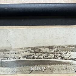 WW2 WWll Army Air Corps, Airfield Spliced Together Over All Scenery Rare
