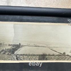 WW2 WWll Army Air Corps, Airfield Spliced Together Over All Scenery Rare