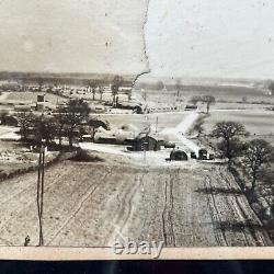 WW2 WWll Army Air Corps, Airfield Spliced Together Over All Scenery Rare