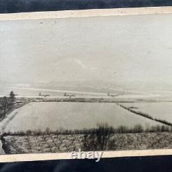 WW2 WWll Army Air Corps, Airfield Spliced Together Over All Scenery Rare