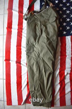 WW2 WWll US Army Air Force Type A-10 Alpaca Wool Pants Trousers 42 Suspenders