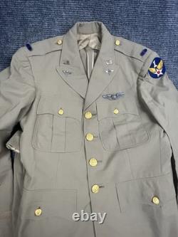 WW2 era US 1st Army Air Corps Air Force Officer's Khaki Summer Jacket Uniform