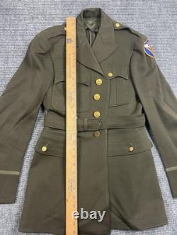 WW2 era US 1st Army Air Corps Air Force Officer's Khaki Summer Jacket Uniform